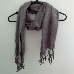 Kanata Grey Wool Scarf